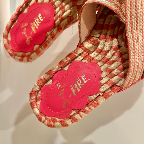 Miss L fire espadrille sandals NEVER WORN - Picture 5 of 7